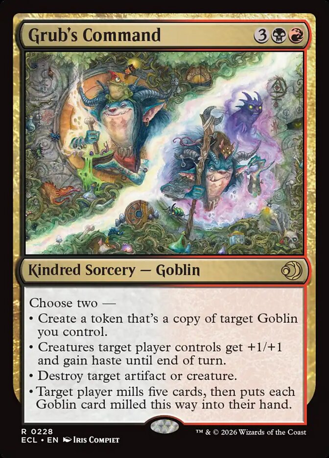 Grub's Command 228 (Lorwyn Eclipsed) 