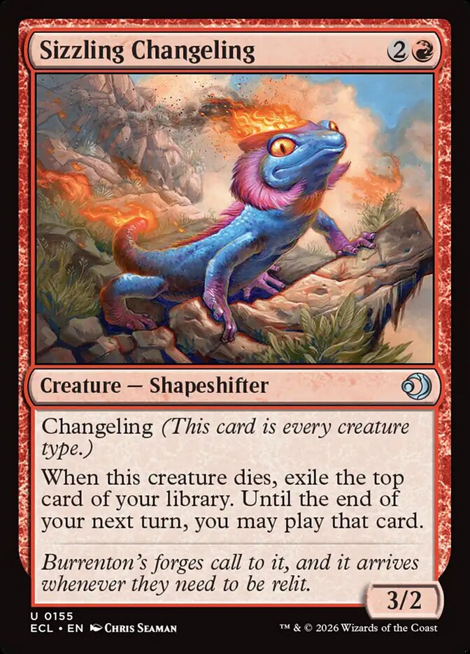 Sizzling Changeling 155/273 (Lorwyn Eclipsed) 