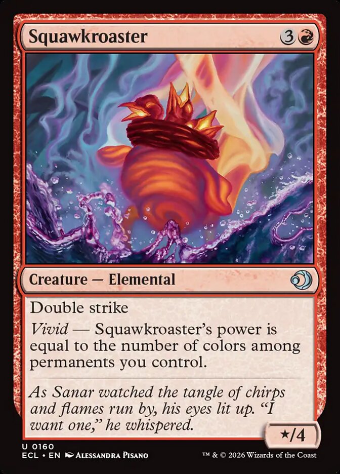 Squawkroaster 160/273 (Lorwyn Eclipsed) 