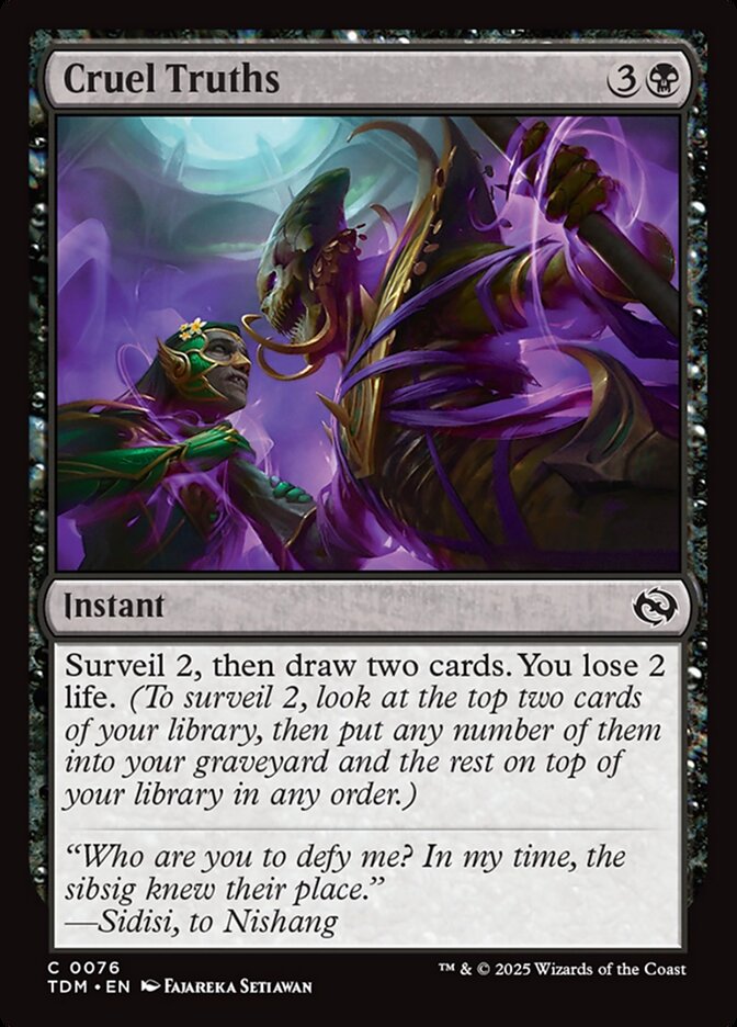 Cruel Truths 76 (Tarkir: Dragonstorm) 