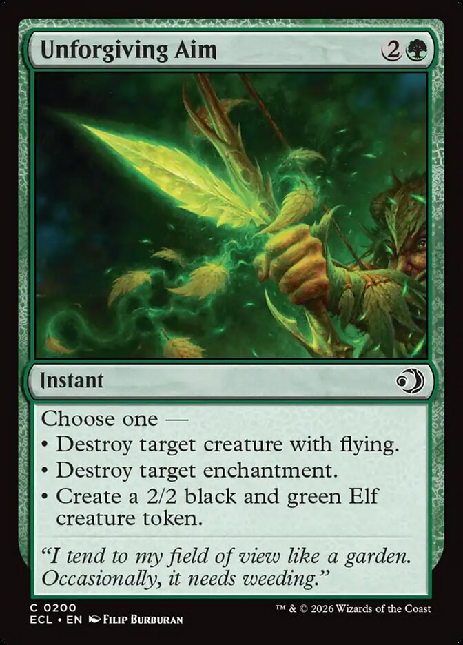 Unforgiving Aim 200/273 (Lorwyn Eclipsed) 
