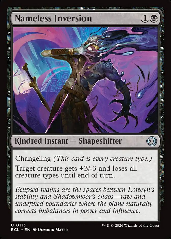 Nameless Inversion 113/273 (Lorwyn Eclipsed) 