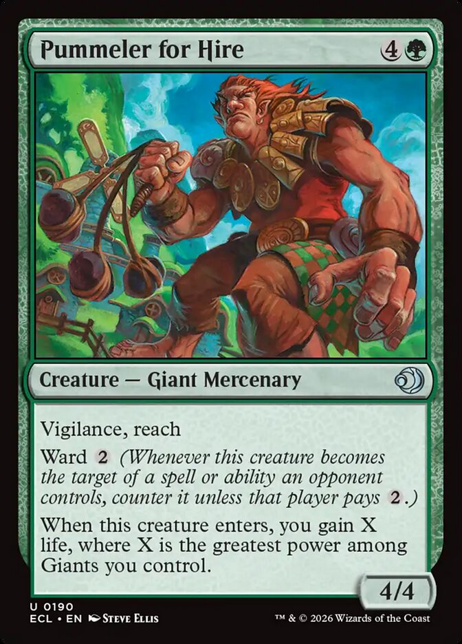 Pummeler for Hire 190/273 (Lorwyn Eclipsed) 