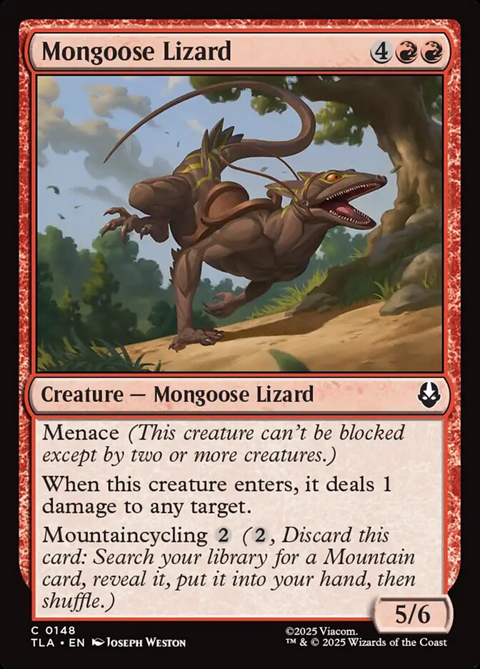 Mongoose Lizard 148/286 (Avatar: The Last Airbender) 