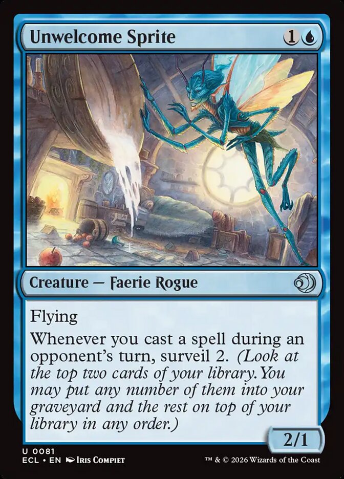 Unwelcome Sprite 81/273 (Lorwyn Eclipsed) 