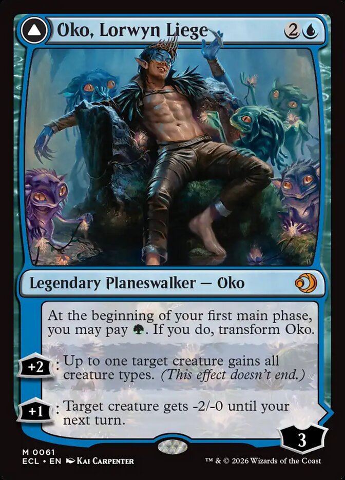 Oko, Lorwyn Liege // Oko, Shadowmoor Scion 61 (Lorwyn Eclipsed) 