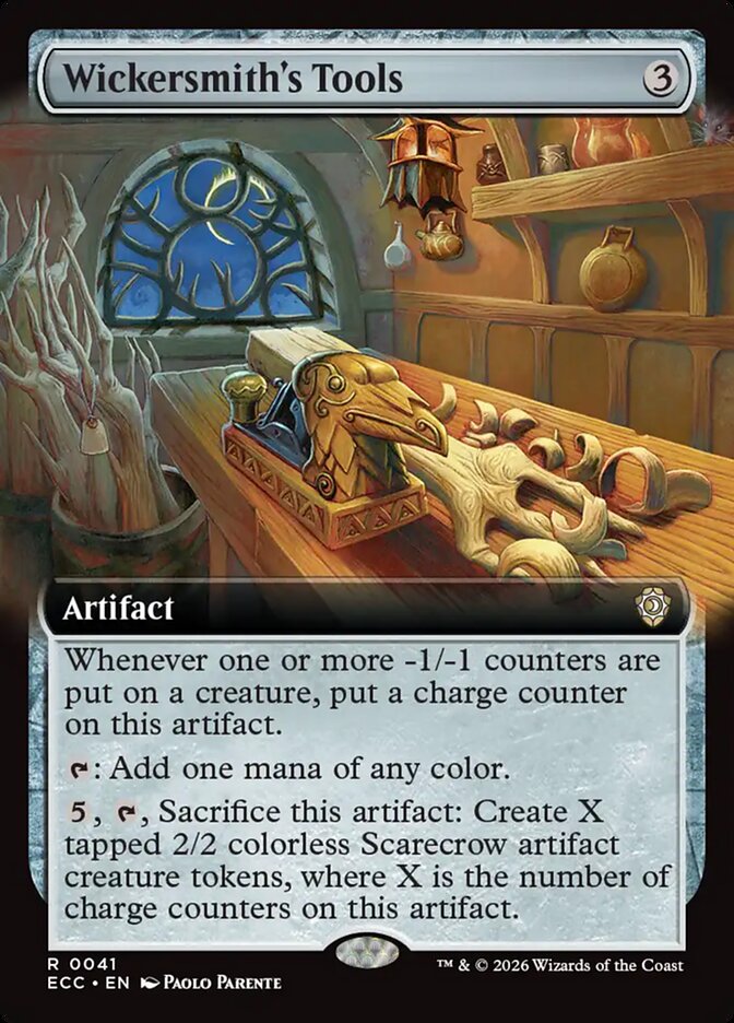 Wickersmiths Tools 41/176 (Commander: Lorwyn Eclipsed)  - Extended Art 