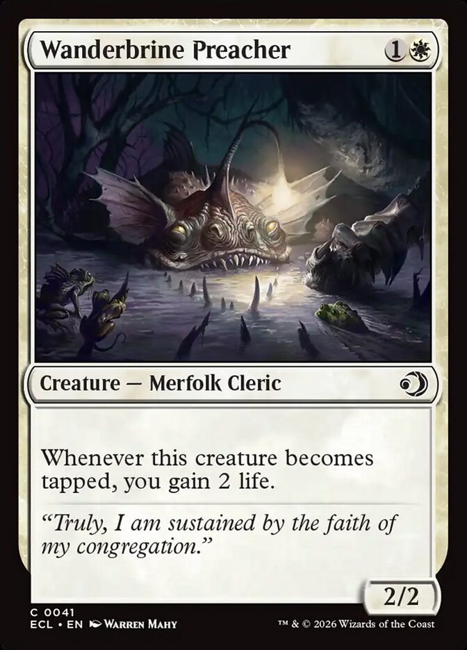 Wanderbrine Preacher 41/273 (Lorwyn Eclipsed) 
