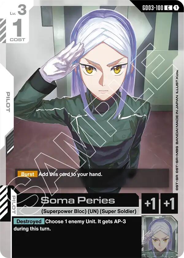 Soma Peries GD03-100 (Steel Requiem) 