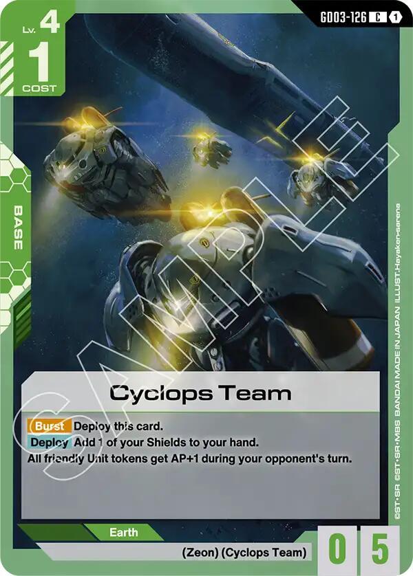 Cyclops Team GD03-126 (Steel Requiem) 