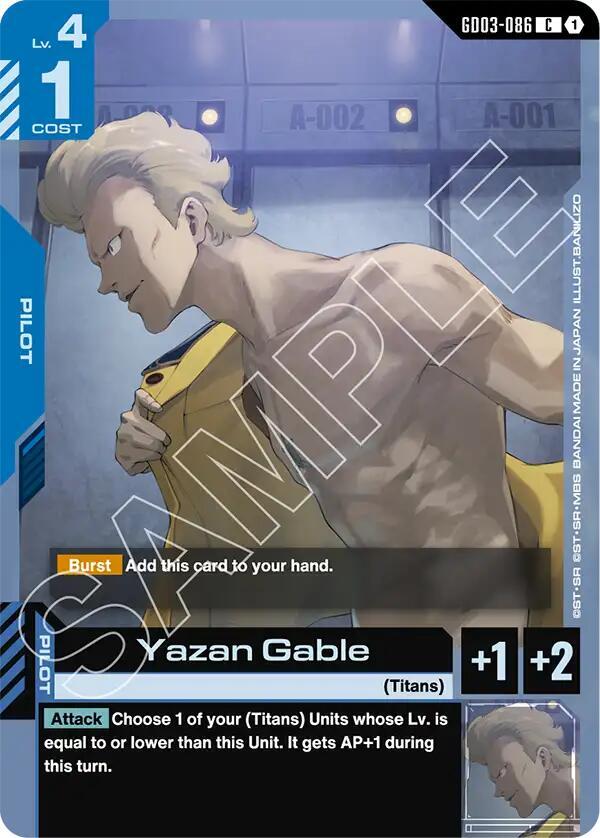 Yazan Gable GD03-086 (Steel Requiem) 