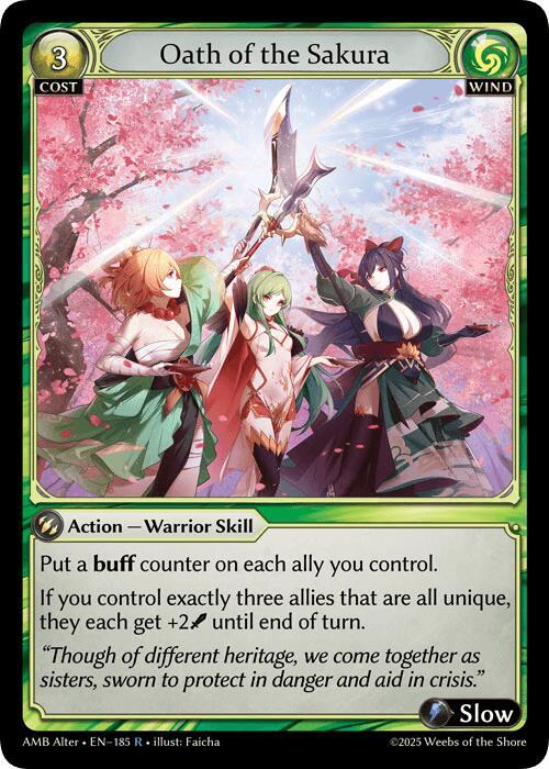 Oath of the Sakura 185 (Mortal Ambition Alter Edition) 