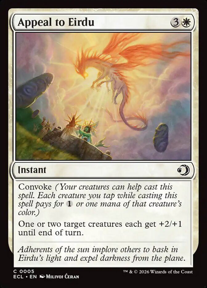 Appeal to Eirdu 5 (Lorwyn Eclipsed) 