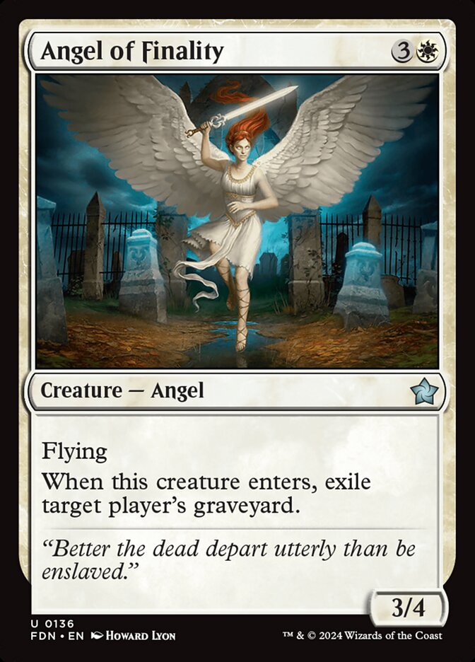 Angel of Finality 136 (Foundations) 