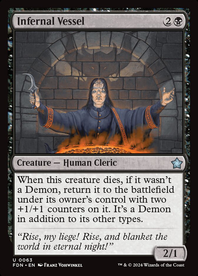 Infernal Vessel 63/291 (Foundations) 