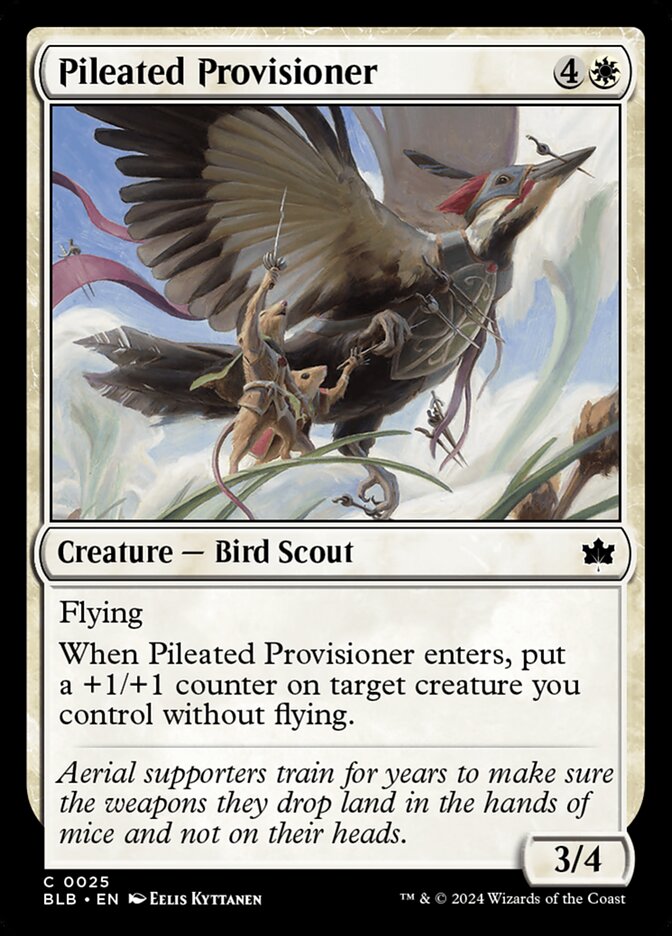 Pileated Provisioner 25 (Bloomburrow) 