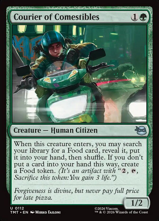 Courier of Comestibles 112/190 (Teenage Mutant Ninja Turtles) 