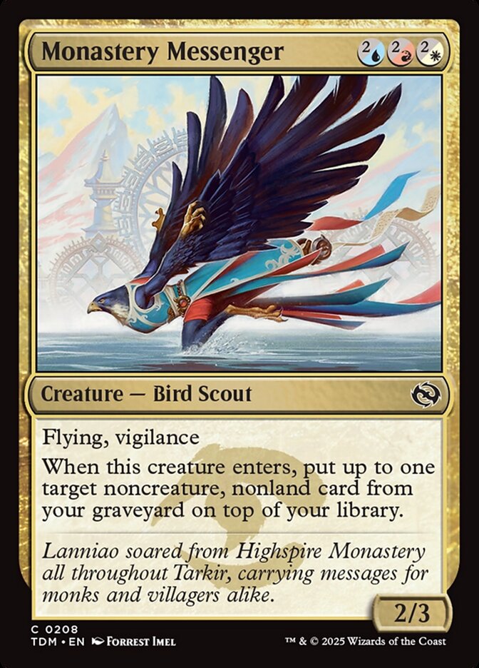 Monastery Messenger 208/291 (Tarkir: Dragonstorm) 