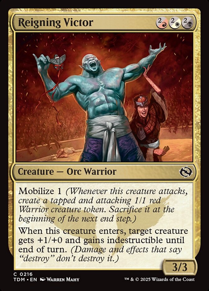 Reigning Victor 216/291 (Tarkir: Dragonstorm) 