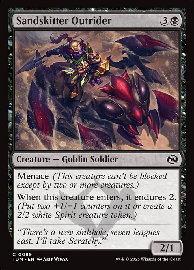 Sandskitter Outrider 89 (Tarkir: Dragonstorm) 