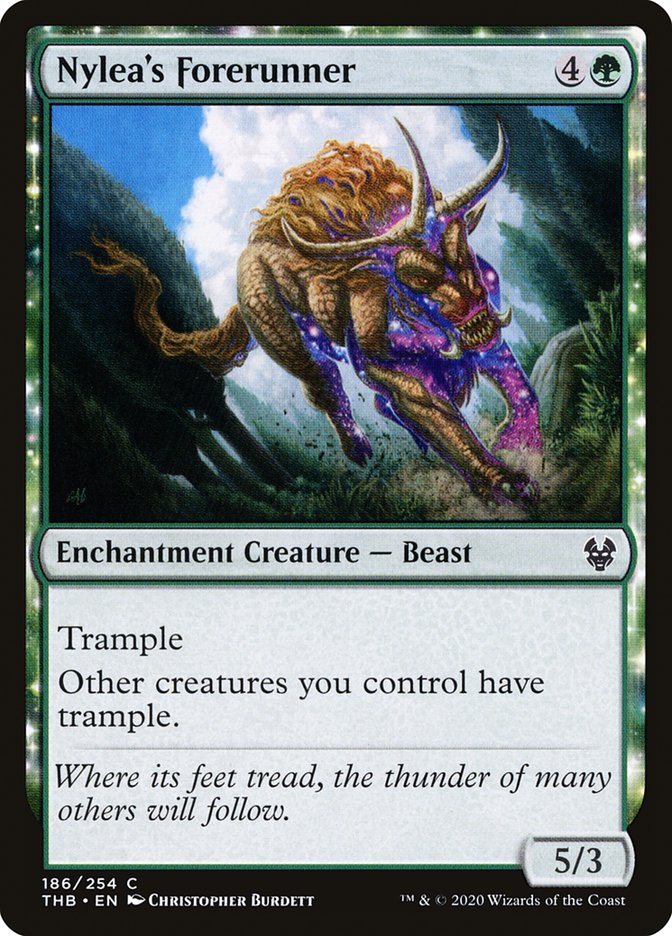 Nylea's Forerunner 186/254 (Theros Beyond Death) 