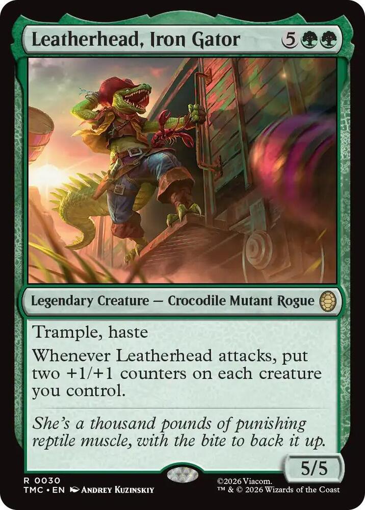 Leatherhead, Iron Gator 30 (Commander: Teenage Mutant Ninja Turtles) 