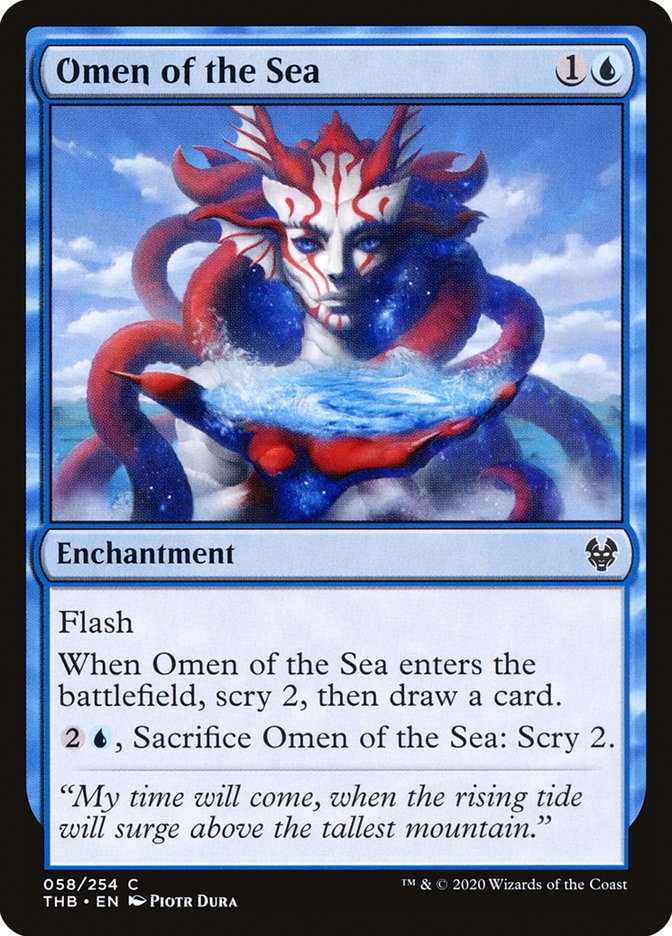 Omen of the Sea 58/254 (Theros Beyond Death) 