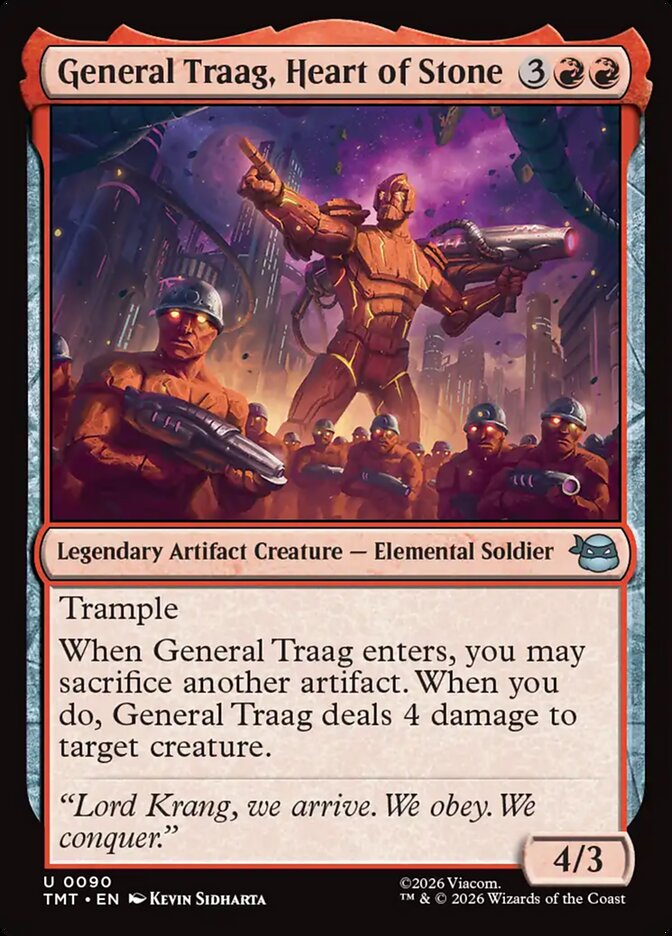 General Traag, Heart of Stone 90/190 (Teenage Mutant Ninja Turtles) 