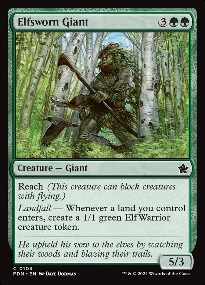 Elfsworn Giant 103/291 (Foundations) 