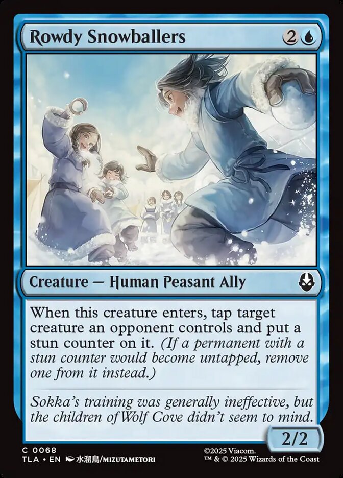 Rowdy Snowballers 68/286 (Avatar: The Last Airbender) 