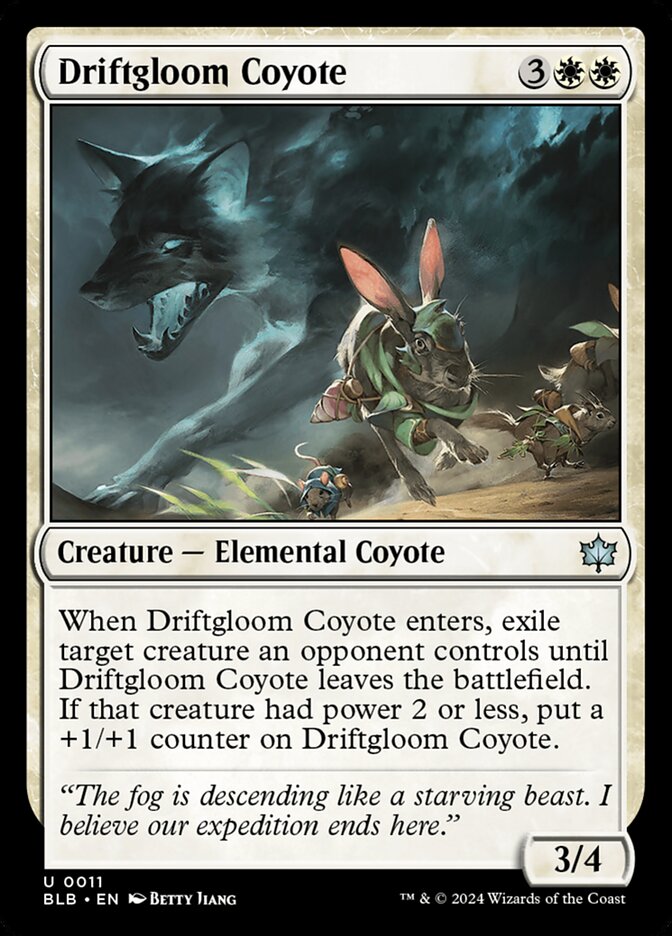Driftgloom Coyote 11 (Bloomburrow) 