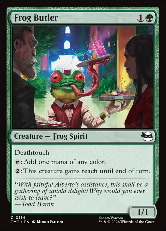 Frog Butler 114/190 (Teenage Mutant Ninja Turtles) 