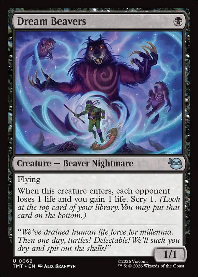 Dream Beavers 62/190 (Teenage Mutant Ninja Turtles) 