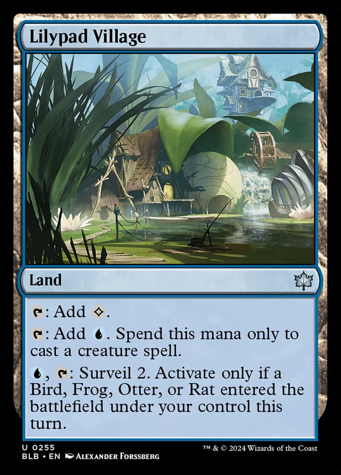 Lilypad Village 255 (Bloomburrow) 