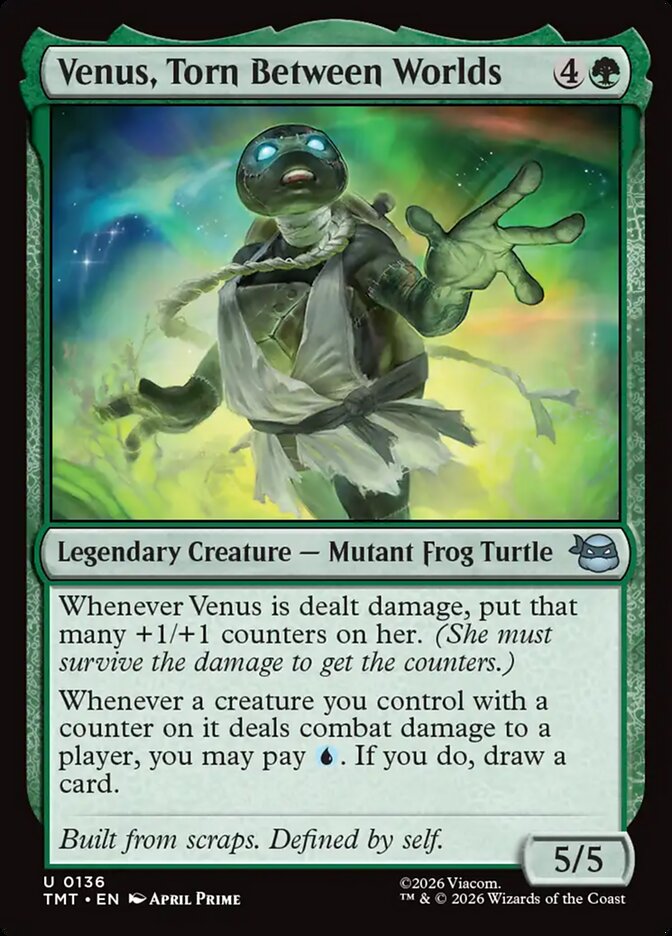 Venus, Torn Between Worlds 136/190 (Teenage Mutant Ninja Turtles) 