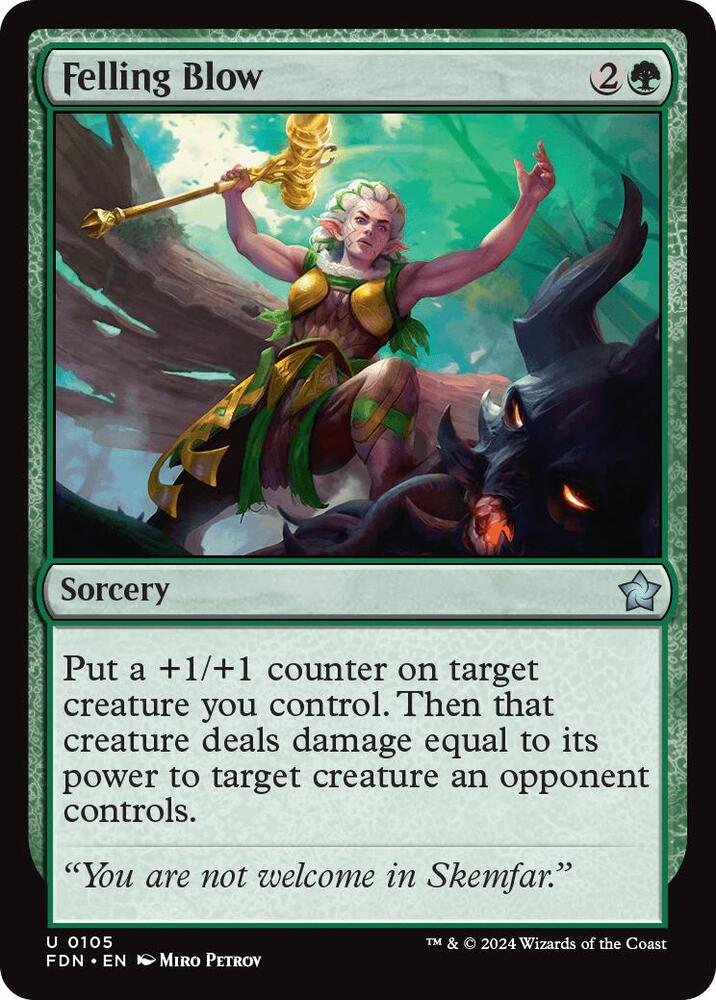 Felling Blow 105/291 (Foundations) 