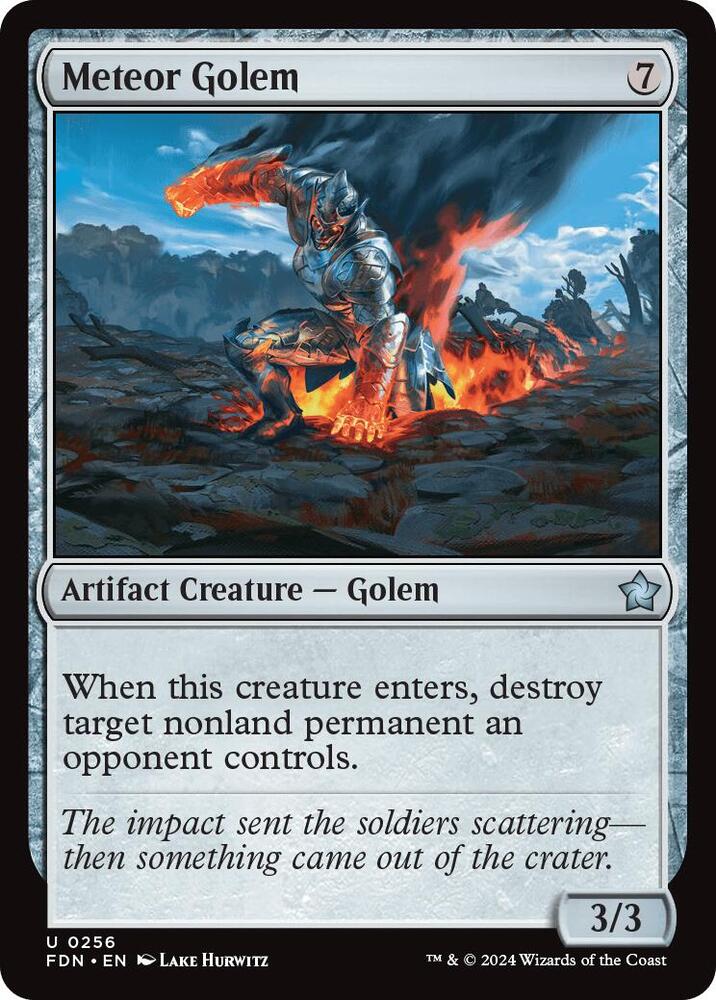Meteor Golem 256/291 (Foundations) 