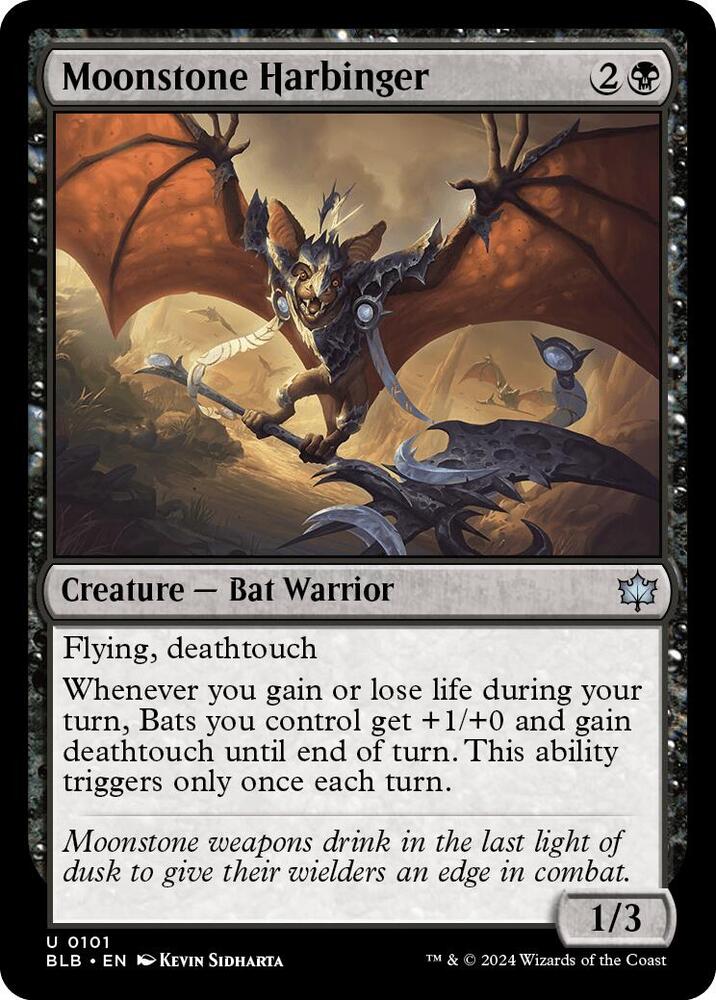 Moonstone Harbinger 101 (Bloomburrow) 
