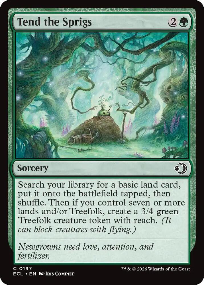 Tend the Sprigs 197/273 (Lorwyn Eclipsed) 