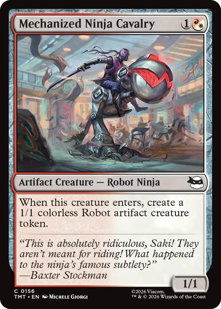 Mechanized Ninja Cavalry 156 (Teenage Mutant Ninja Turtles) 