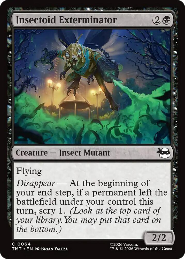 Insectoid Exterminator 64/190 (Teenage Mutant Ninja Turtles) 