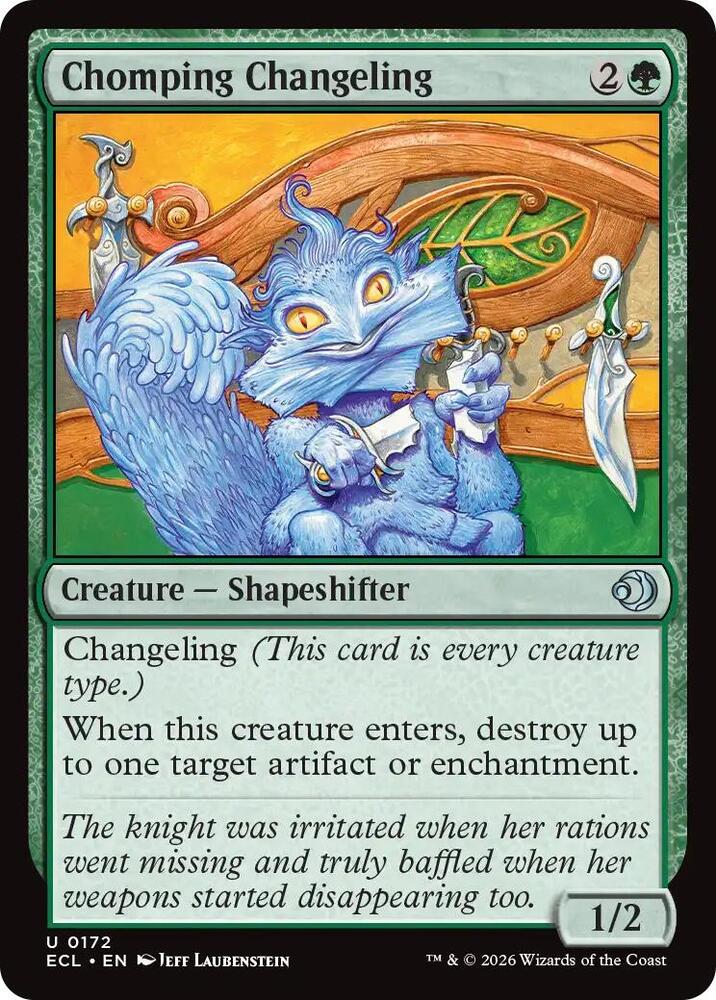 Chomping Changeling 172 (Lorwyn Eclipsed) 