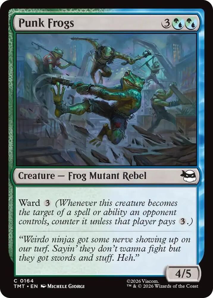 Punk Frogs 164/190 (Teenage Mutant Ninja Turtles) 