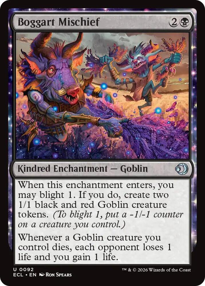 Boggart Mischief 92 (Lorwyn Eclipsed) 