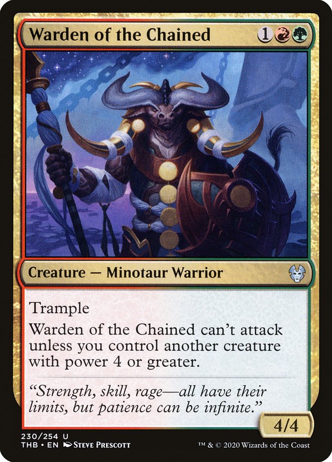 Warden of the Chained 230/254 (Theros Beyond Death) 