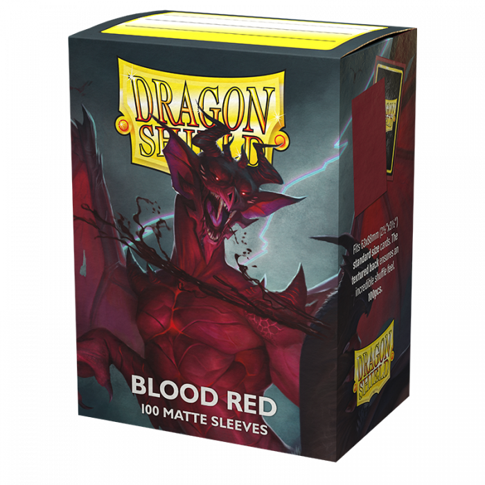 
                  
                    Dragon Shield Sleeves (100 Sleeves) Standard Size  - Blood Red MATTE
                  
                