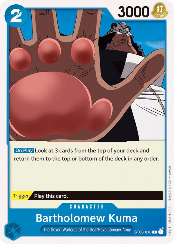 Bartholomew Kuma ST03-010 (Starter Deck 3: The Seven Warlords of The Sea) 
