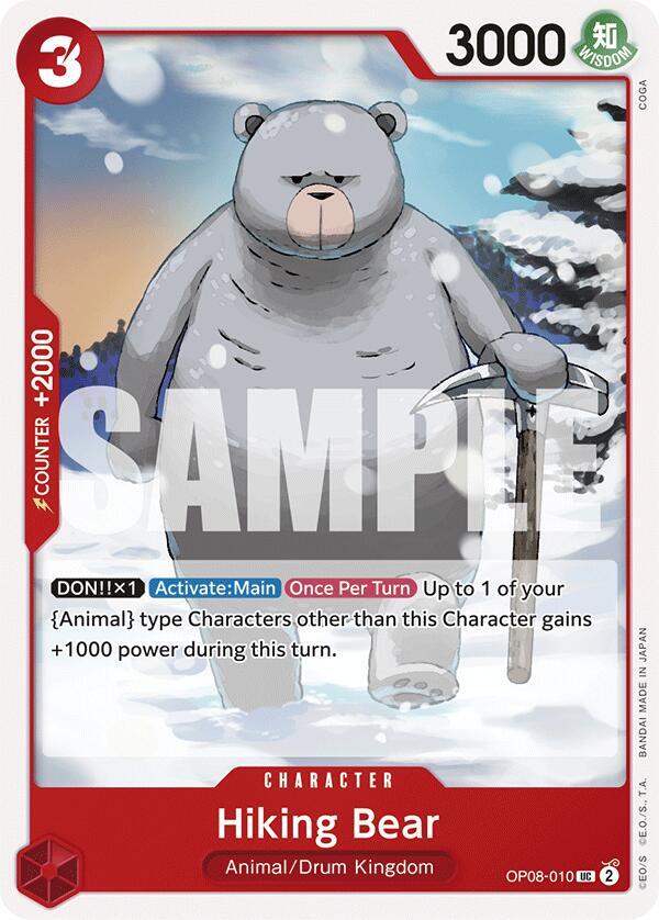 Hiking Bear OP08-010 (Two Legends) 