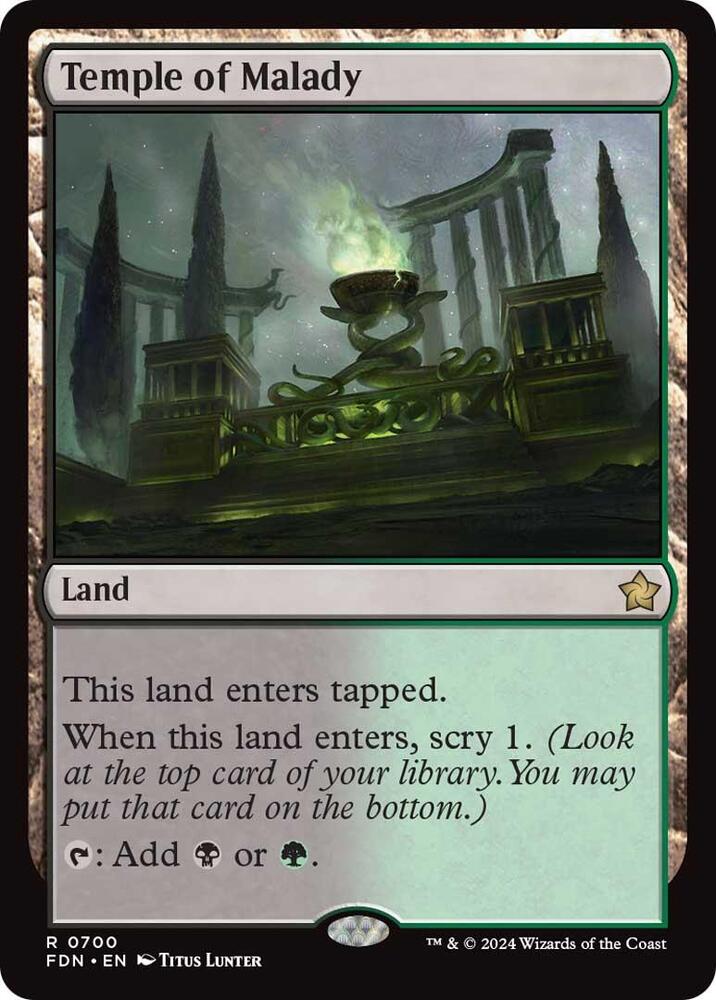 Temple of Malady 700/291 (Foundations) 