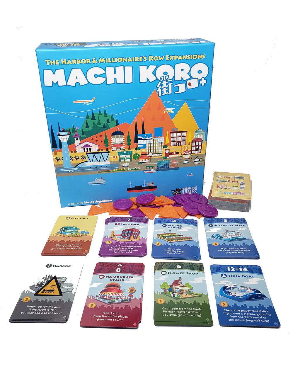 Machi Koro The Harbour & Millionaire's Row Expansions